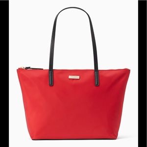 Kate Spade May Street Lida Chili Red Tote NWT